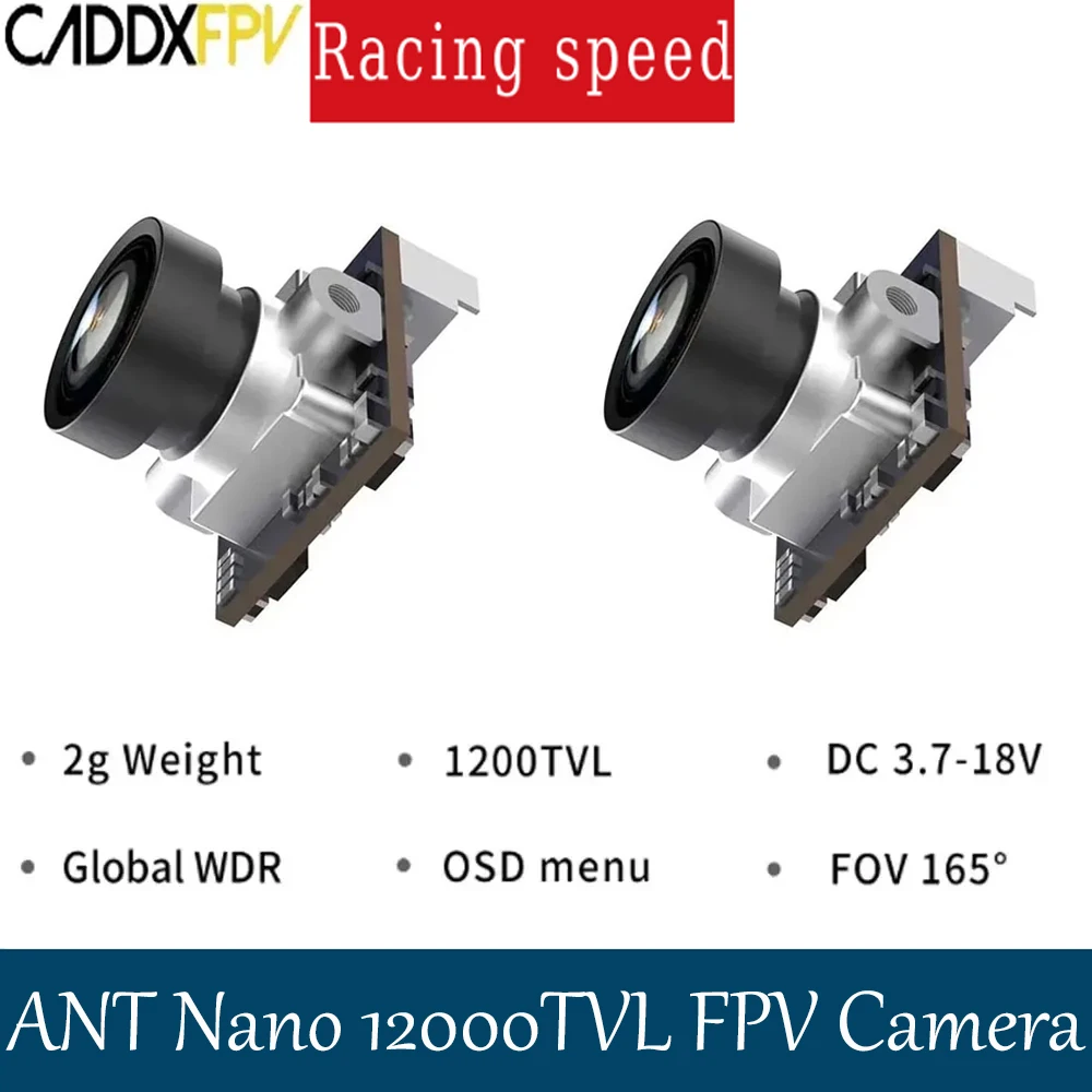 

CADDX ANT 1200TVL Global WDR OSD 1,8 мм Сверхлегкая нано-камера FPV для RC FPV Tinywhoop Cinewhoop Зубочистка Mobula6