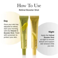 30ml Arencia Retinal Brighten Firming Boosting Moisturizer VitaminC Booster Shot Glutathione Face Eye Cream Day Night Cream Duo 5