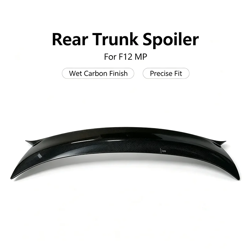 Carbon Fiber MP Style Trunk Spoiler Wing For BMW 6 Series F12 Convertible 2011-2018 Sport Racing Style Rear Trunk Modification