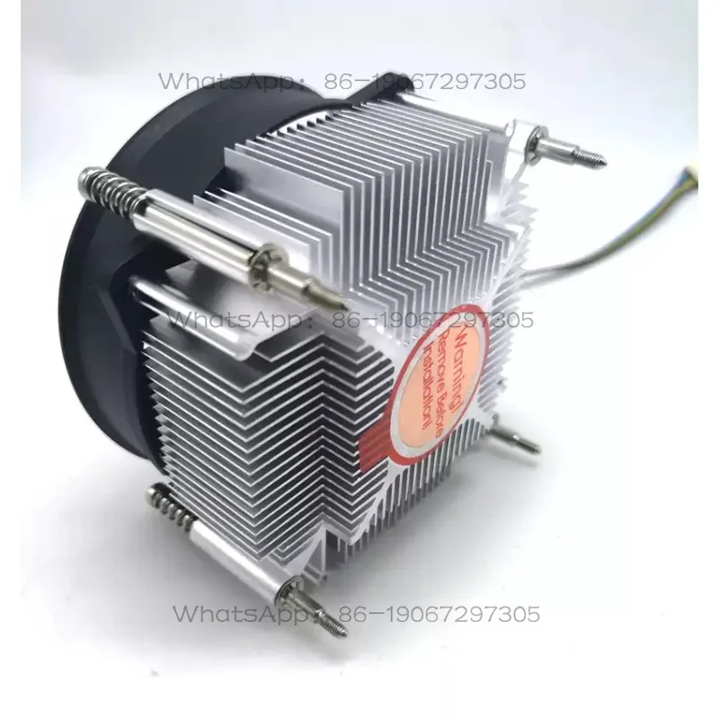 12Th Generation 170015X Copper Core CPU Radiator Four-wire Speed Regulation Internet Cafe 4U Industrial Computer Double Ball Fan