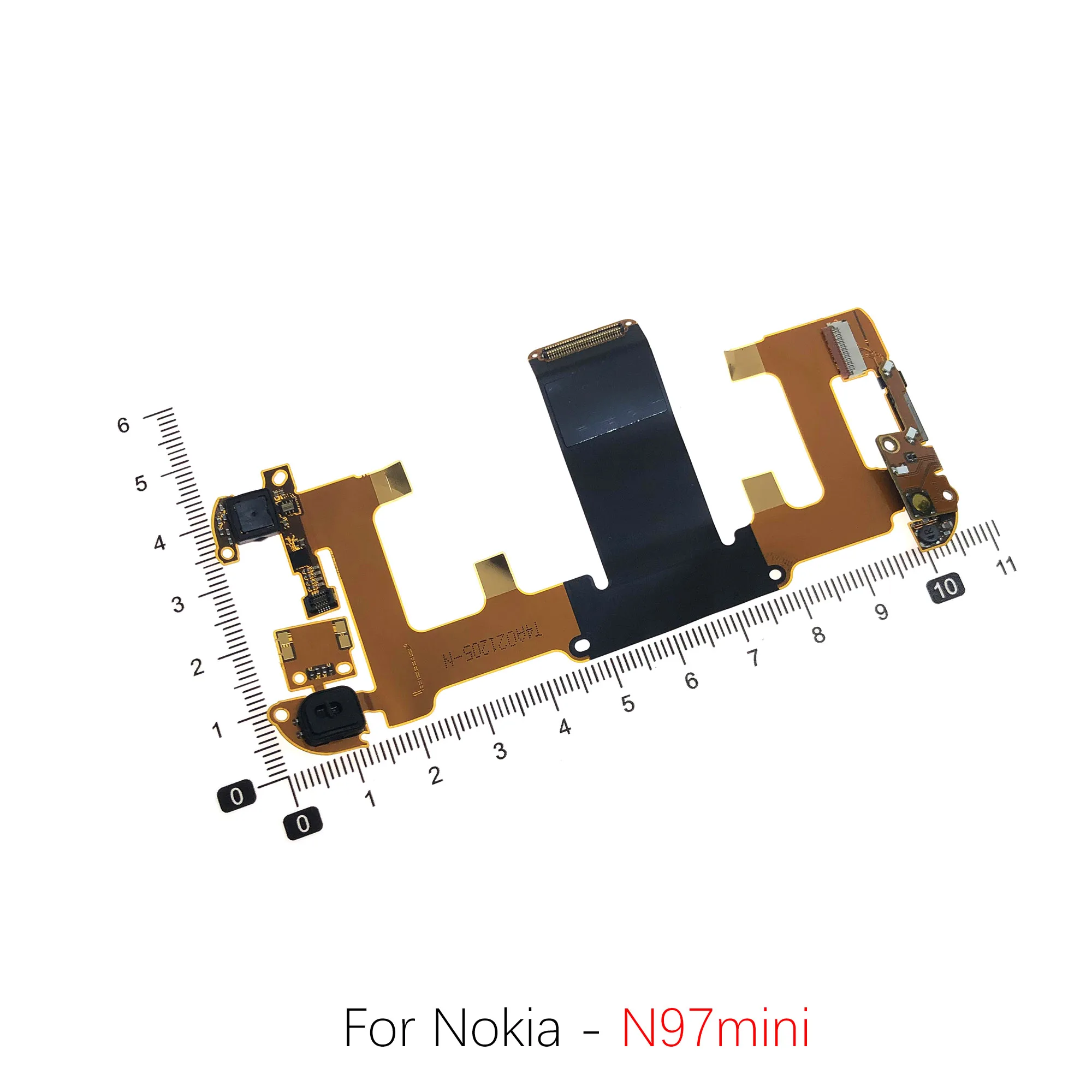 Interruptor de encendido y apagado de volumen para Nokia 5300 5700 5800 6600F 6600s 6788 6788i Cable flexible E52 E66 N78 N86 N95 N97 N97mini teclado