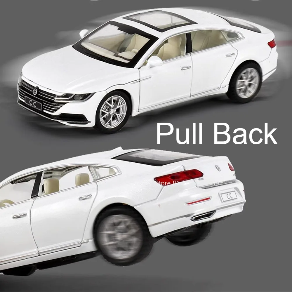 Coche en miniatura CC 1:32, juguetes de aleación, modelos fundidos a presión, puertas con luz de sonido, coches de simulación abiertos, regalos para niños