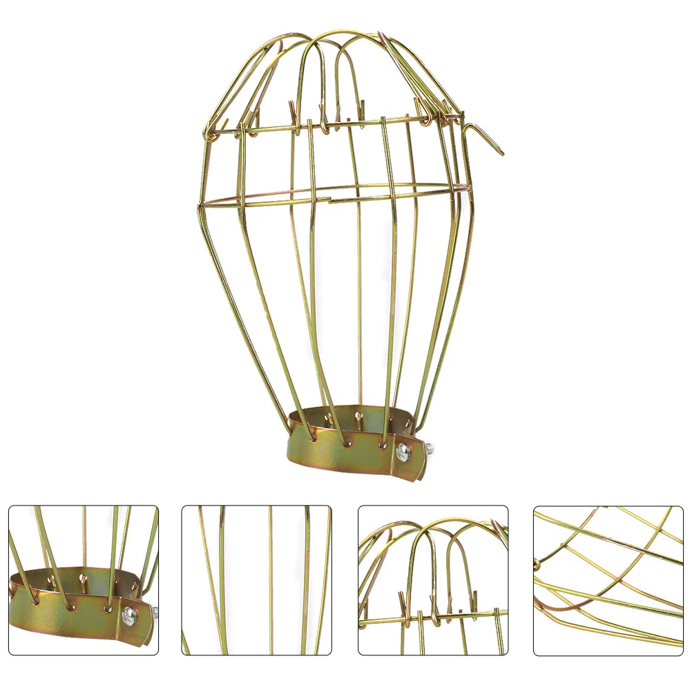 

3 Pcs Heat Lamps Heating Anti-scalding Net Heater Guard Reptile Supplies Golden Lampshade for