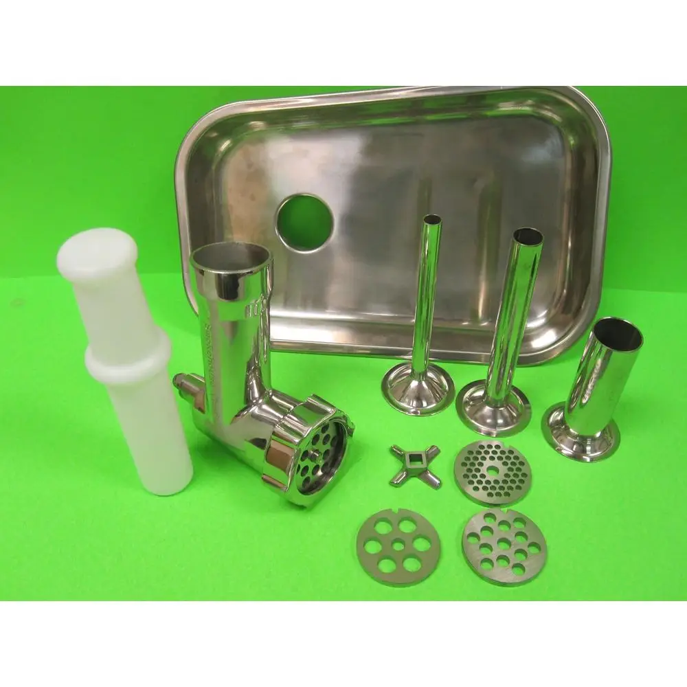

The Original StainlSteel meat grinder attachment or . Includes sausage stuer kit