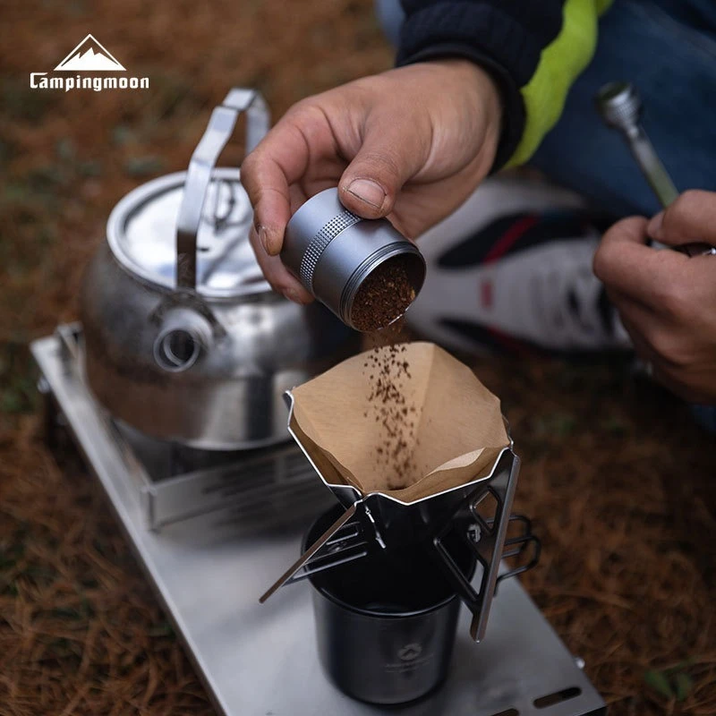 

Кофемолка ручная CAMPINGMOON CC-152 для кемпинга, для приготовления кофе на открытом воздухе, с жерновами из нержавеющей стали