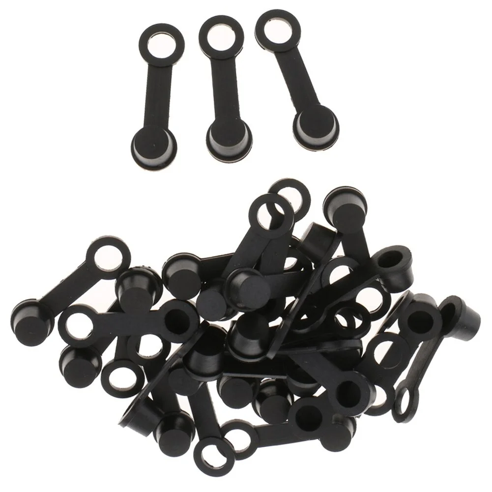 20/3040 PCS Brake Bleeder Screw Cap Grease Zerk Fitting Cap Rubber Dust Cover Black Motorcycle Car Accessory