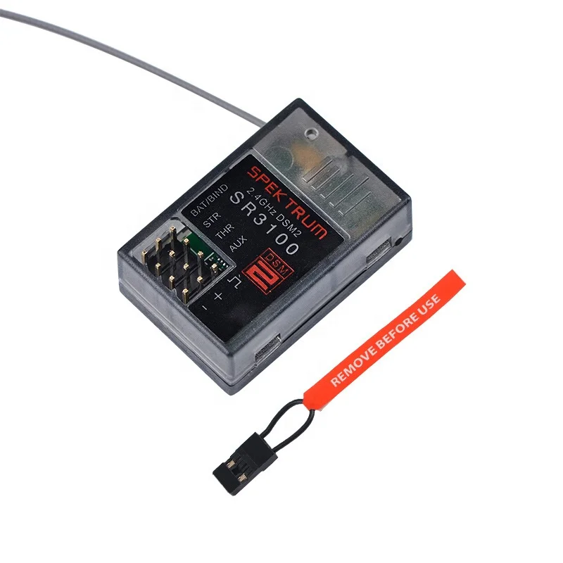 Spektrum SR3100 DSM2 3 Channel Surface Receiver 2.4GHz for RC CAR BOAT DX3R DX5C DX2E Remote Control