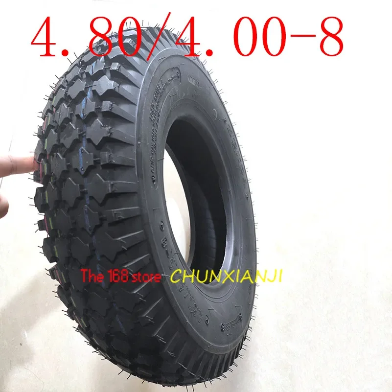 High Quality 4.80/4.00-8 Tubeless Park Carousel Tire 400-8 Inch Road Trailer  Vacuum Tyre