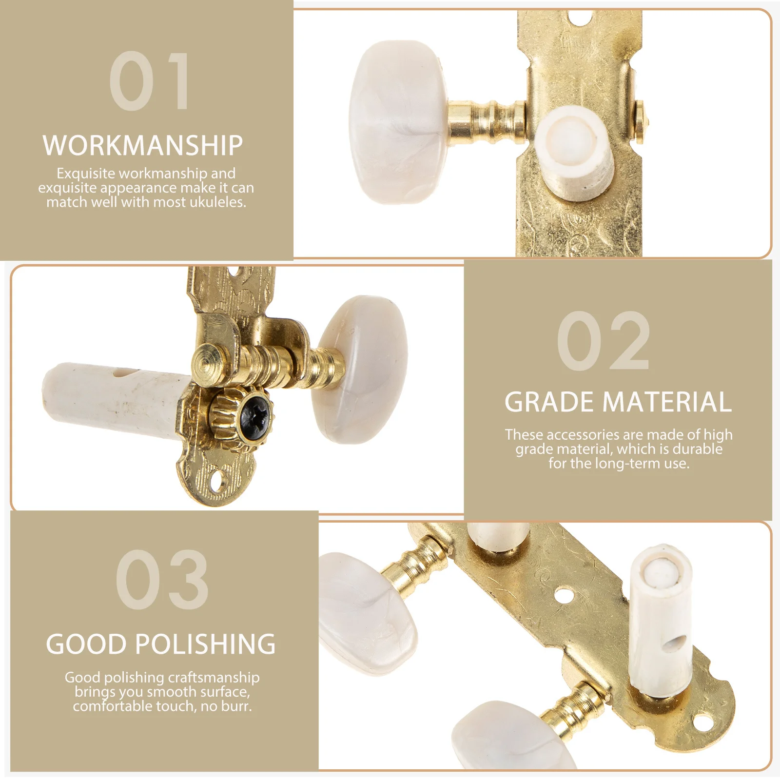 

2pcs Guitar Tuning Pegs Metal Tuning Keys For Acoustic Electric Guitar Replacement Durable String Machine Head Accessory