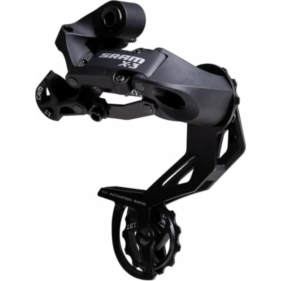 

X3 Rear Derailleur - 78 9 Speed Long Cage Black