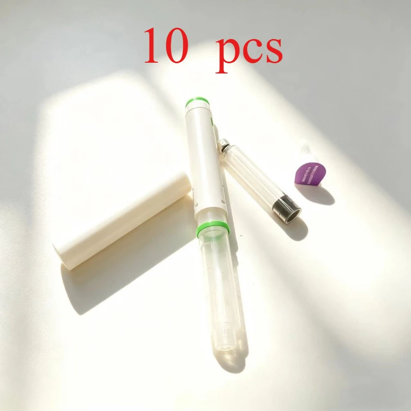 

10Pcs Disposable Multipurpose Injection Pen - 3ml Cartridge Compatible for Insulin - No Medication - Safe & Convenient