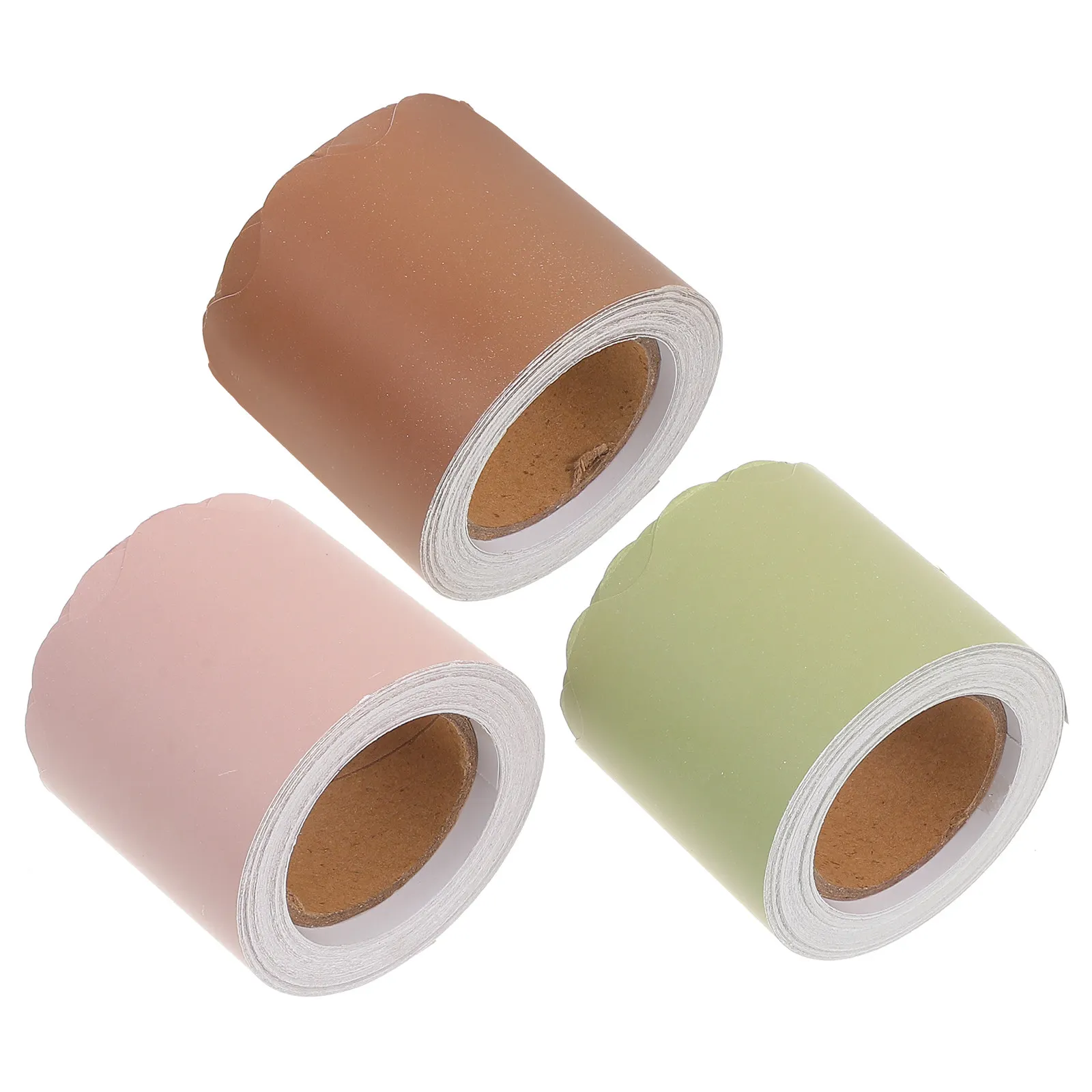 

3 рулона декоративной бумаги для оформления досок объявлений, фигурная декоративная окантовка для украшения классных досок, дверей и окон