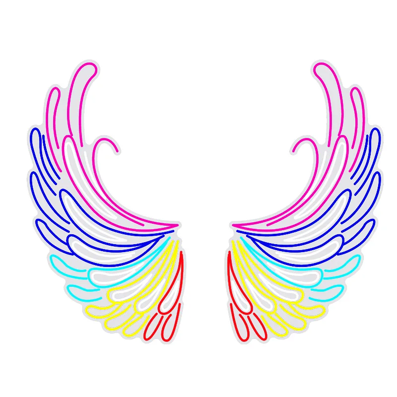 Custom LED Neon Signs, Light Up Letter Wings for Holiday Party Bar Atmosphere Decoration Shop Store Lights Adjustable