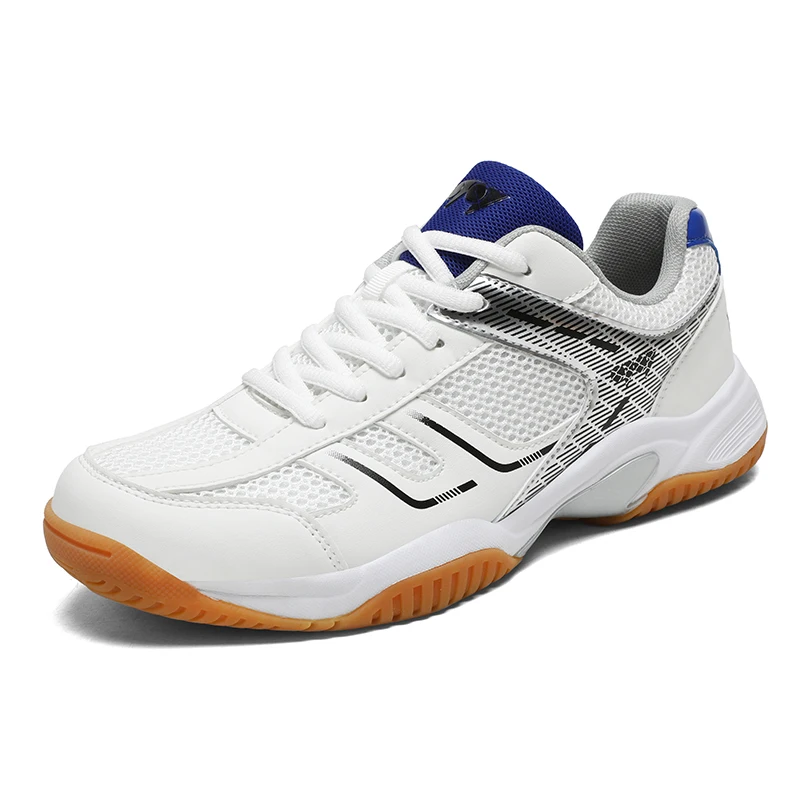 

Professional Badminton Shoes Men Women Anti-Slip Outdoor Gym Tennis Trainers Blue Sport Sneakers