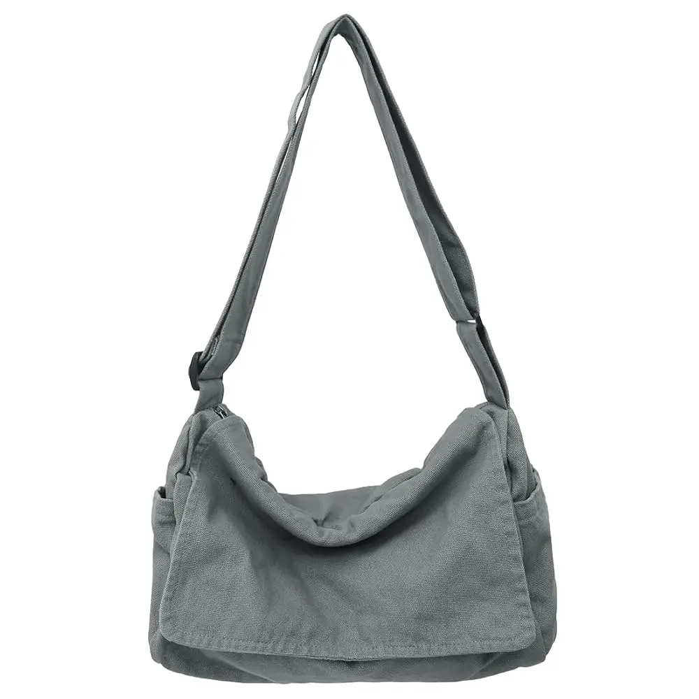 

Сумка-мессенджер Collsants для женщин и мужчин, сумка-портфель, холщовая сумка через плечо, повседневная сумка-слинг