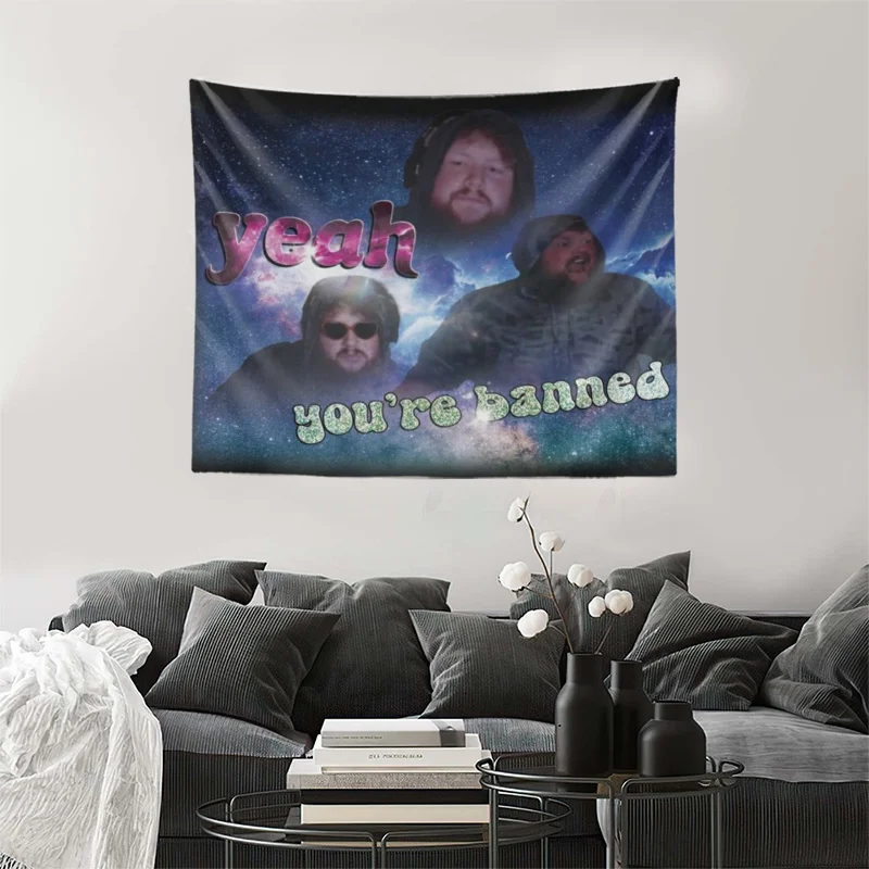 C-CaseOh Themed Poster Print Tapestry Soft Lightweight Wall Hanging Ideal for Dorm Bedroom Living Room Decor Photography Flag