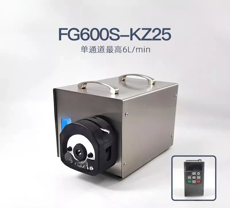 Frequency conversion peristaltic pump multi-channel stainless steel protective shell electrochemical