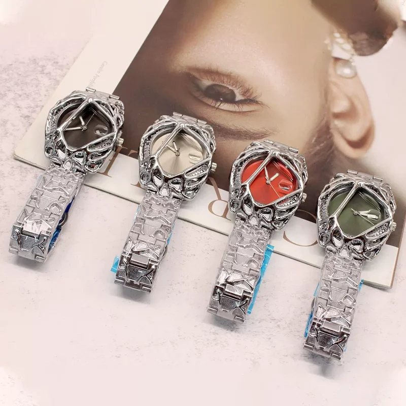 Stylish Opposite Sex Vine Watch Alabaster Style Retro Y2K European American Watches Special-Shaped Advanced Ins Niche Watches