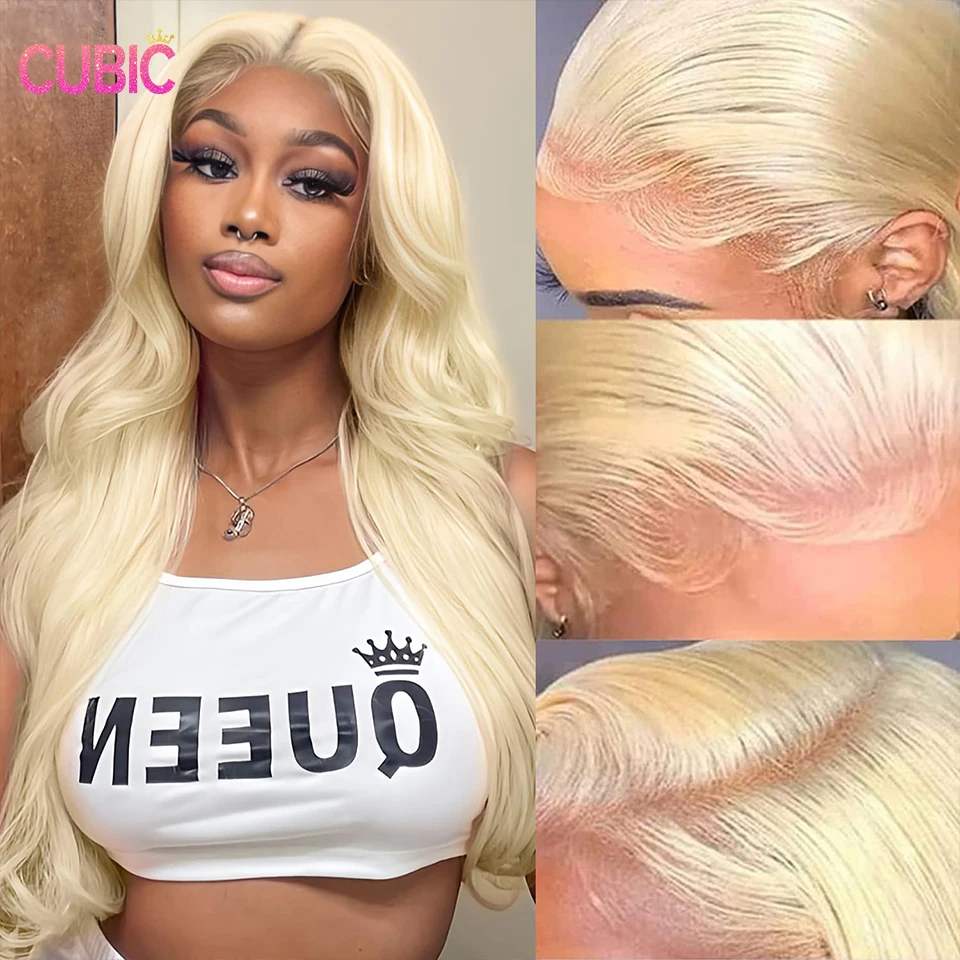 

13x6 Lace Front Wig Human Hair Transparent Lace 24 Inch Body Wave Blonde Lace Front Wigs Human Hair 613 HD Lace Frontal Wig