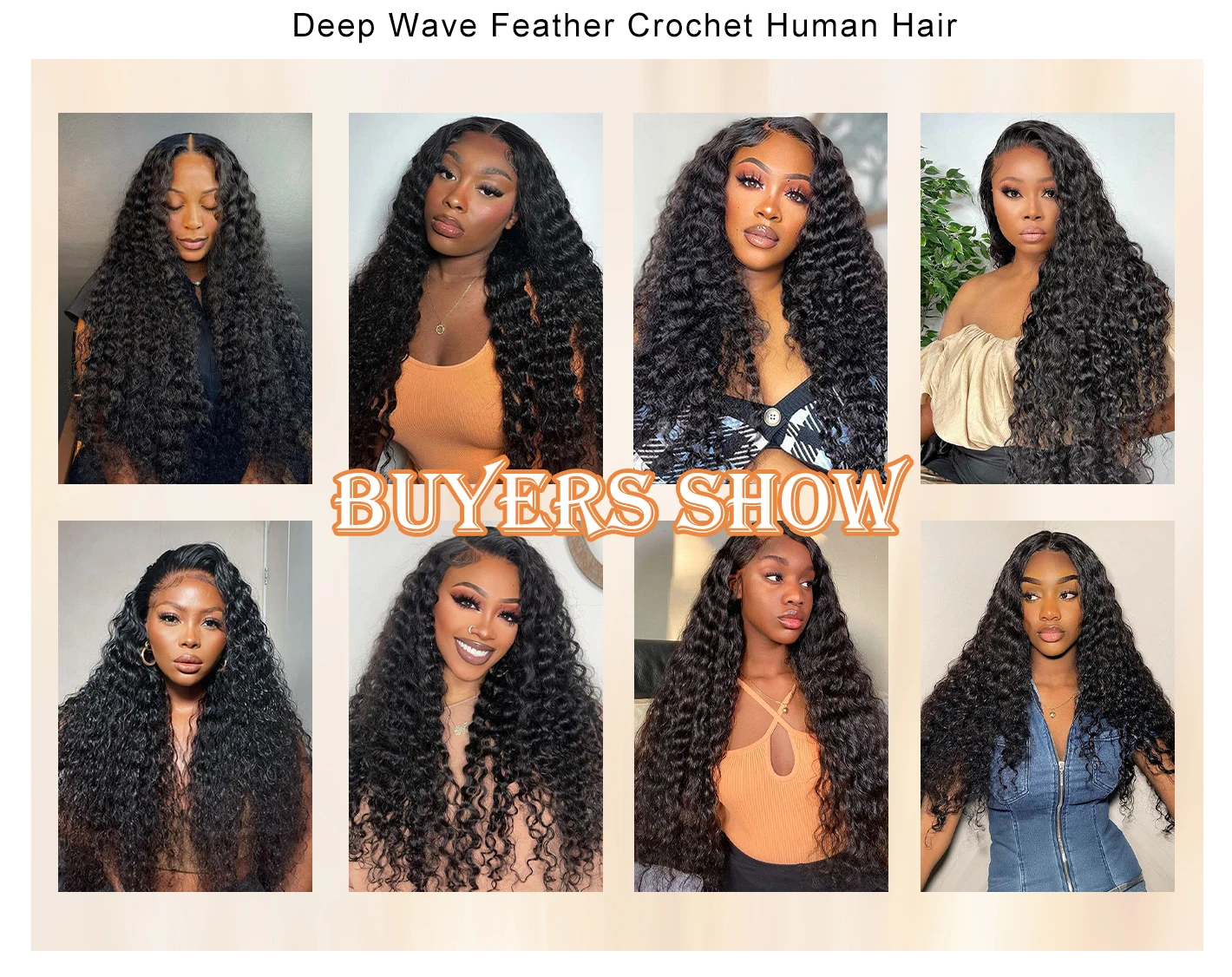 Orientfashion Kinky Straight Crochet Human Hair Reusable Human Crochet Hair Invisble Micro Loop Seamless and Knotless Feather Ha