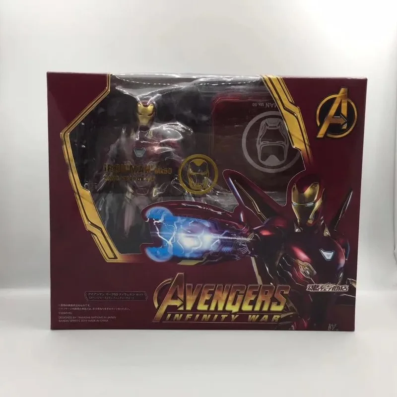 ไอรอนแมน มือถือรุ่นนาโน MK50 ของสะสมจากภาพยนตร์อเวนเจอร์ส ขายดี ของขวัญวันเกิด ของตกแต่งโต๊ะทำงาน