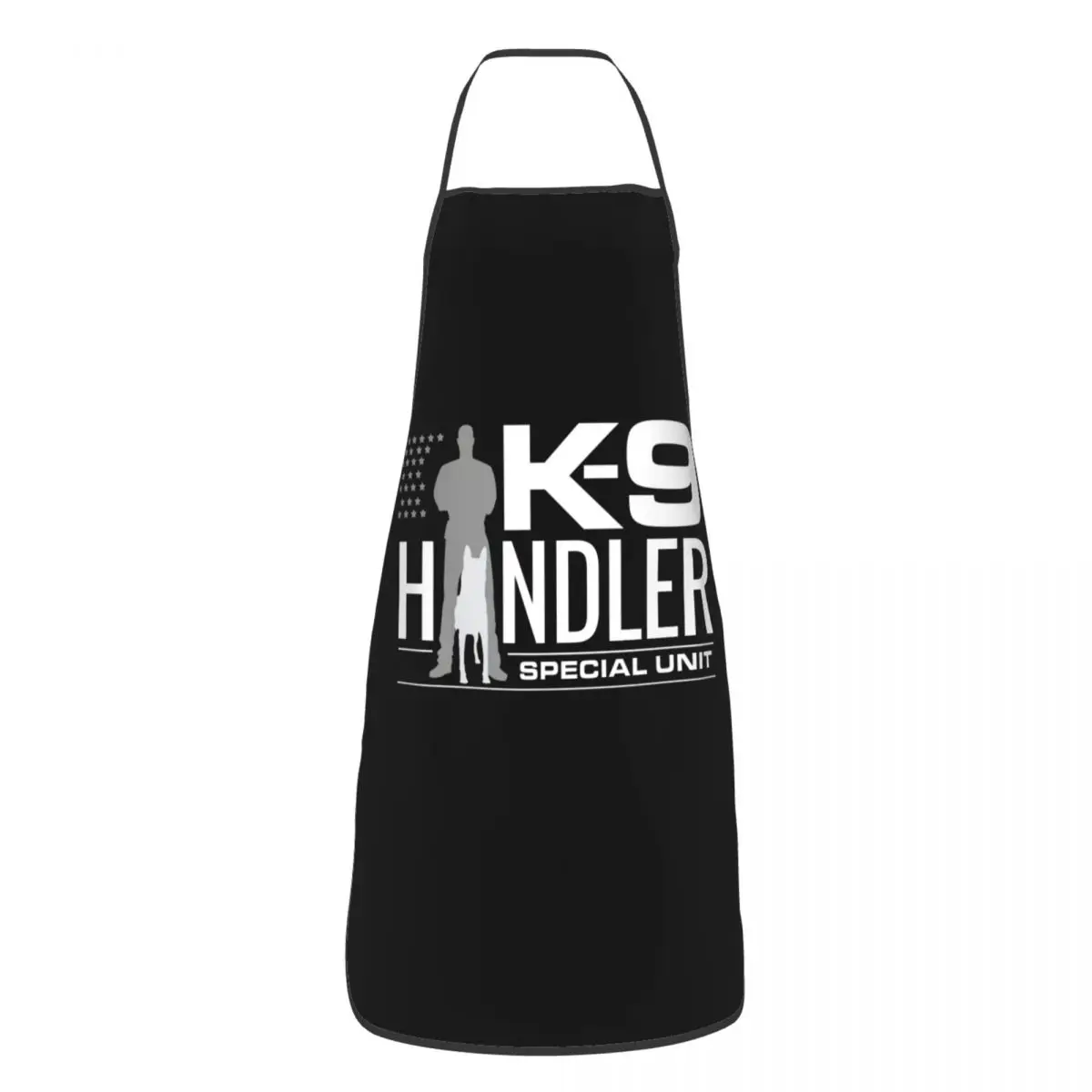 Custom Funny K9 Unit Malinois Bib Apron Women Men Unisex Chef Belgian Shepherd Dog Tablier Cuisine for Cooking Baking Gardening