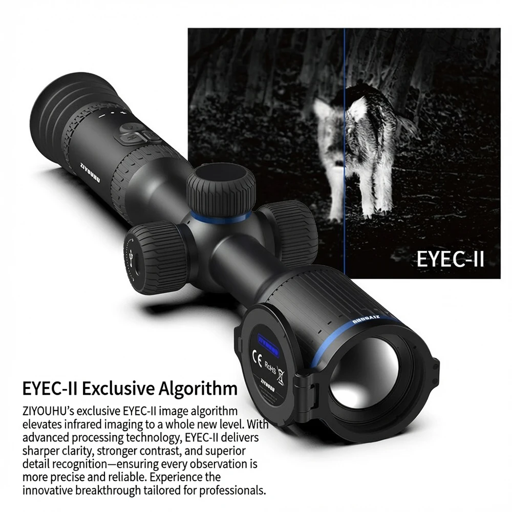 Night Arrow Max Thermal Imaging Monocular - 640×512 IR Rangefinder with 1200m Detection, Day/Night Vision Monocular for Outdoor