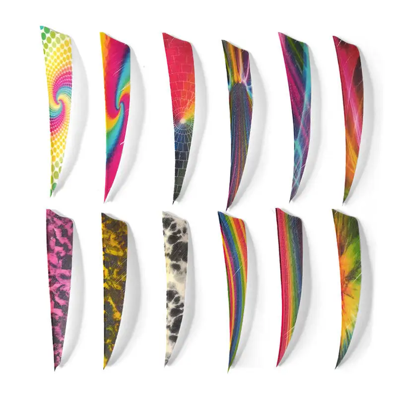 

4-дюймовые перья для стрельбы из лука, высокое качество, правое крыло, настоящее перо, перья для стрел, лопасти, аксессуары для стрел для стрельбы из лука