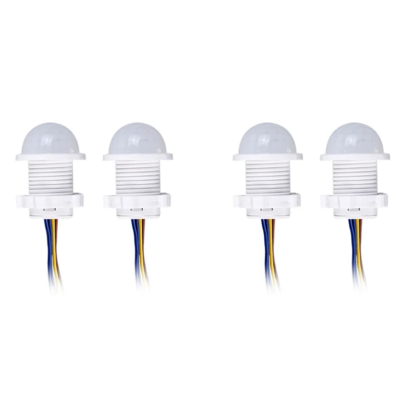 

FAST-4PCS умный PIR датчик детектор переключатель 110 В 220 В инфракрасный датчик движения человеческого тела инфракрасный датчик автоматическое включение и выключение выключатели света
