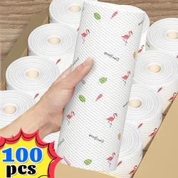 Disposable Rags Dish Cloth Non-woven Kitchen Non-stick Oil Dishcloths Wipes Super Absorbent Reusable Household Cleaning Cloth