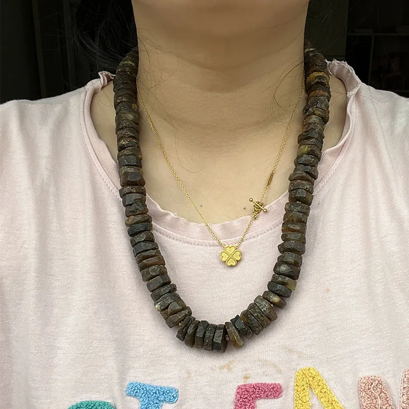 Yoowei Halskette aus 100 % Naturbernstein als Geschenk, europäische baltische Original-Medizinperlen, wunderschöner, einzigartiger Heilschmuck-Lieferant – Detail 20