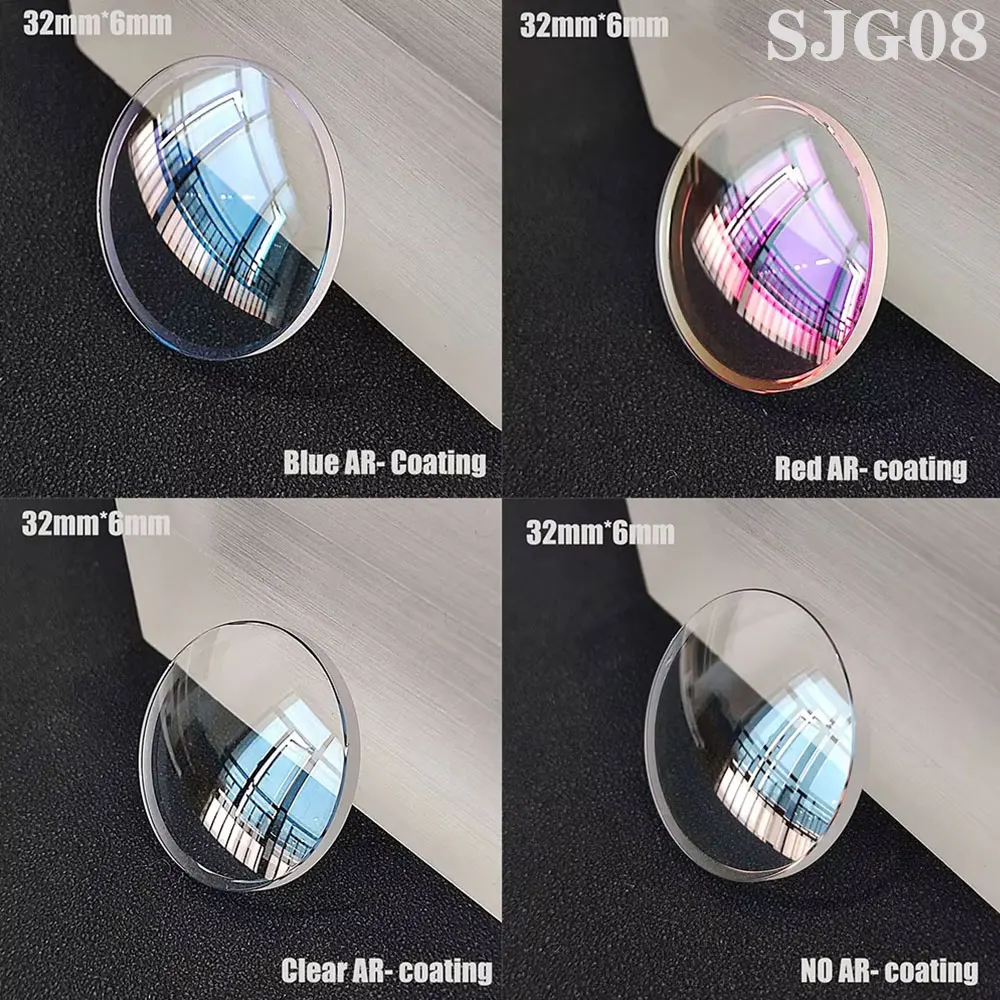 SJG08 32mm*mm6 Double Dome Sapphire Crystal SRP 777 SRPC 25K 1 SRPC 91 SRPA 21 SNA 411 SRPB 51 Watch Glass Replacement Parts