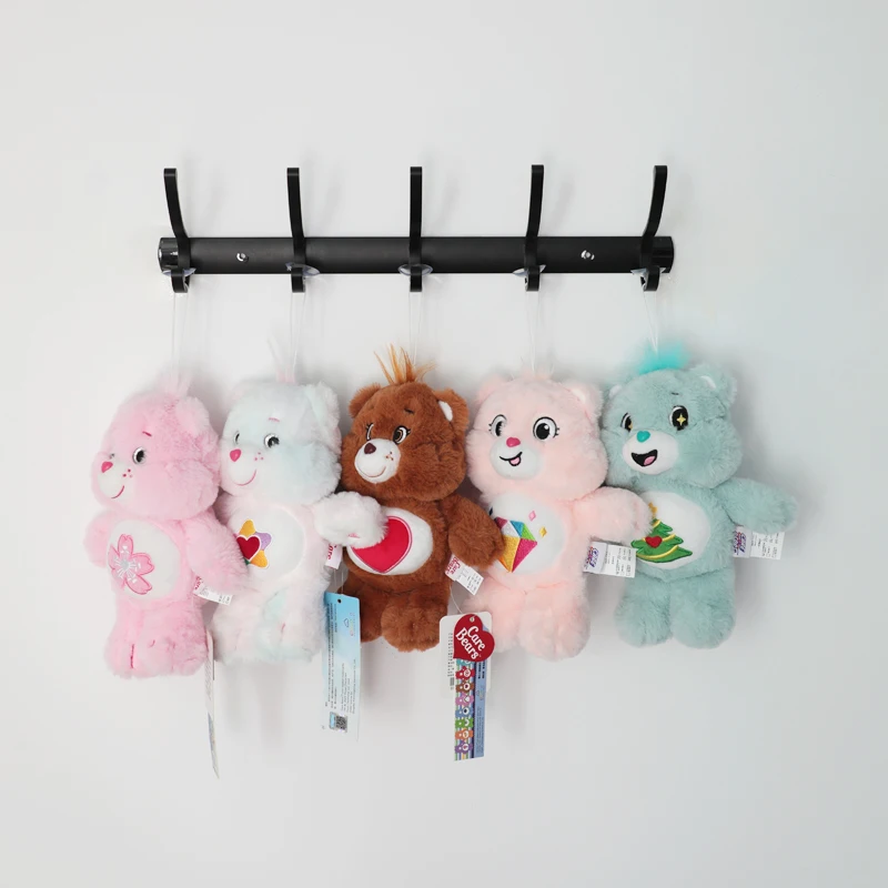 Original Care Bears 22cm Saugnapf-Plüsch-Anhänger Glänzender Liebesbär Cartoon-Puppe Heim- und Bürodekoration Geburtstags- und Feiertagsgeschenk für Mädchen – Detail 16