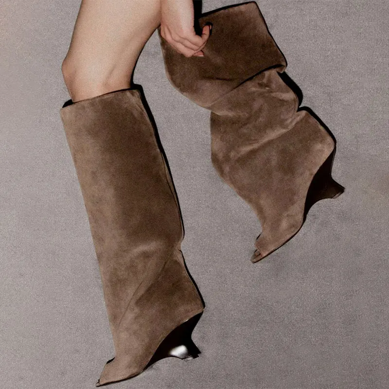 

2024 New Special-shaped and Versatile Fish-mouth High-heeled Boots, Slimming and Fashionable Cool Boots for Women