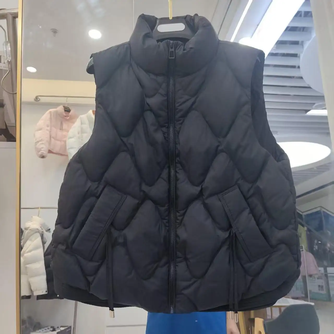 2026 European Autumn and Winter New Women's Down Vest Loose Casual Windproof Short Vest