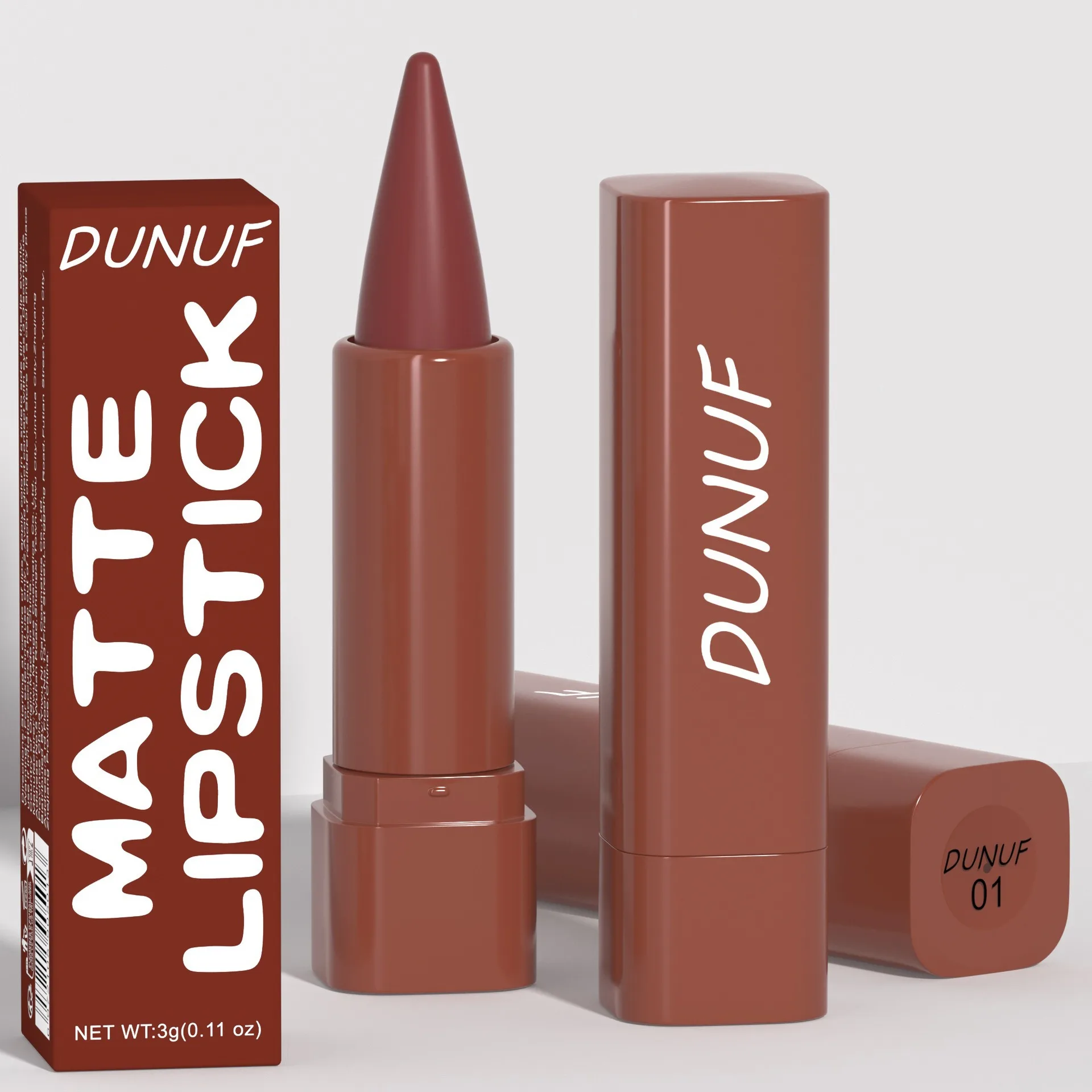 Penna per labbra sfumata opaca multicolore Rossetto opaco in velluto sexy duraturo Marrone nudo Contouring Tinta Lipliner Pastello Trucco labbra