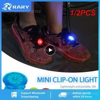 1/2PCS Running Light Led Luminous Shoe Clip Light Multifunctional Mini Night Running Warning Light Safety Clips Outdoor Backpack