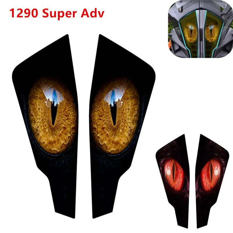 For 1290 super ADV R S 1290 super Adventure S R 2017-2021 Motorcycle Headlight Guard Sticker Head light protection Sticker