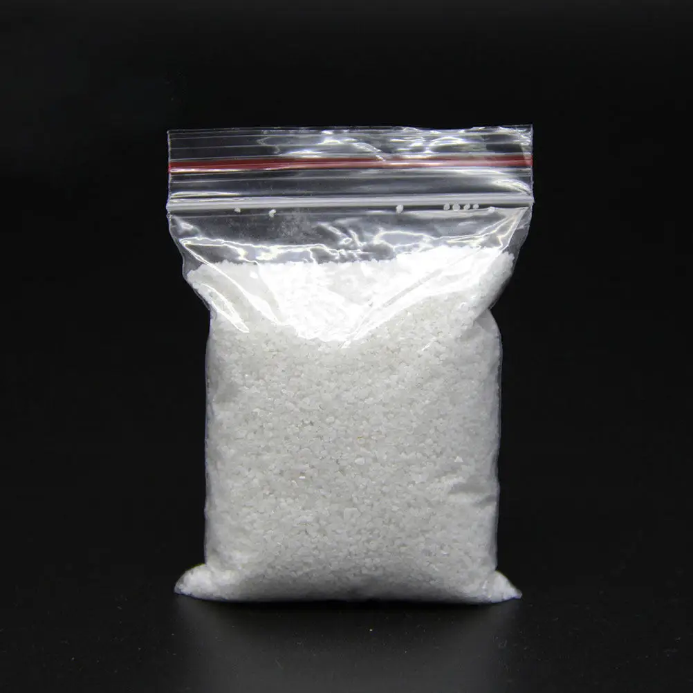 

5 упаковок по 80 г белого песка для аквариума, многофункциональный декоративный песок для аквариумов, подходит для дома, сада, свадебных композиций