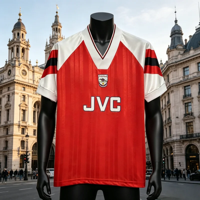 Camisetas Retro de la Temporada 1992-94 del Arsenal de Inglaterra para Niños y Adultos, Camisetas Transpirables de Secado Rápido para Fanáticos