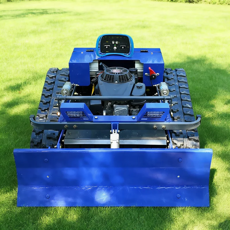 

Customized factory direct sales best-selling tracked remote-controlled lawn mower purchase with blades included
