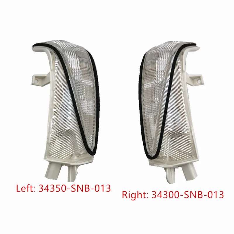 2PCS Rearview Mirror LED Turn Signal Flasher Light For HONDA CIVIC FA1 FD1 FD2 2006-2011 34350-SNB-013 34300-SNB-013