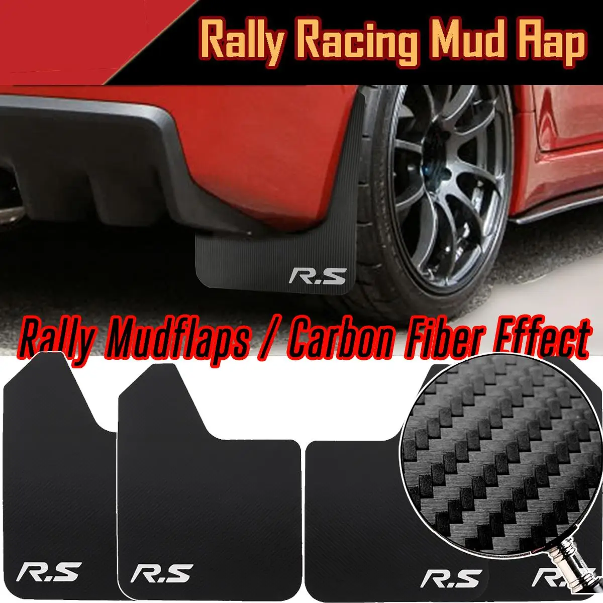 Mud Flaps For Mitsubishi lancer Evolution EVO X ix L200 Pajero Mini ASX Outlander Sport Mirage Mudflaps Splash Guards Mudguards