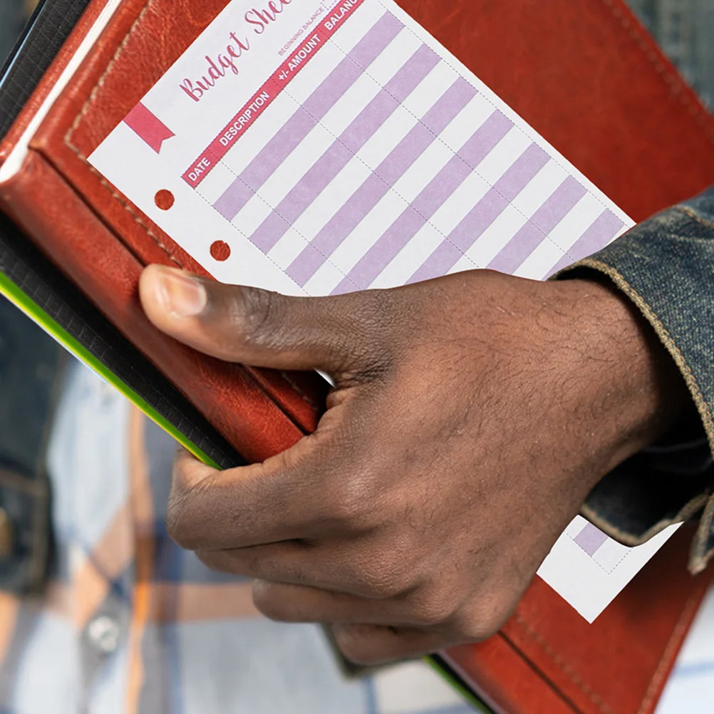 60 ورقة من مظروف الميزانية، أوراق ميزانية يومية خفيفة الوزن، مدير النقود المحمول للأعمال والسفر والنزهات المالية #5