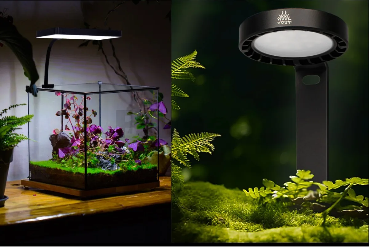 WEEK AQUA Mag-Pro/Max Nano RGB+UV Licht USB Pflanzenwachstumslampe Bluetooth App-Steuerung für Süßwasser-Aquascaping Pflanzen-Aquarium – Detail 2
