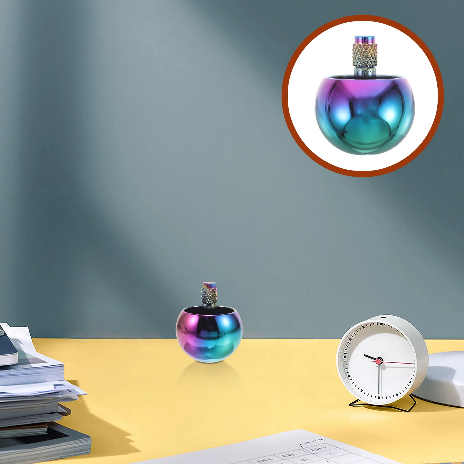 

Metal Gyro Gyroscope Retro Toys Heavy Playthings Tops Baby Spinning Desktop Floating Child