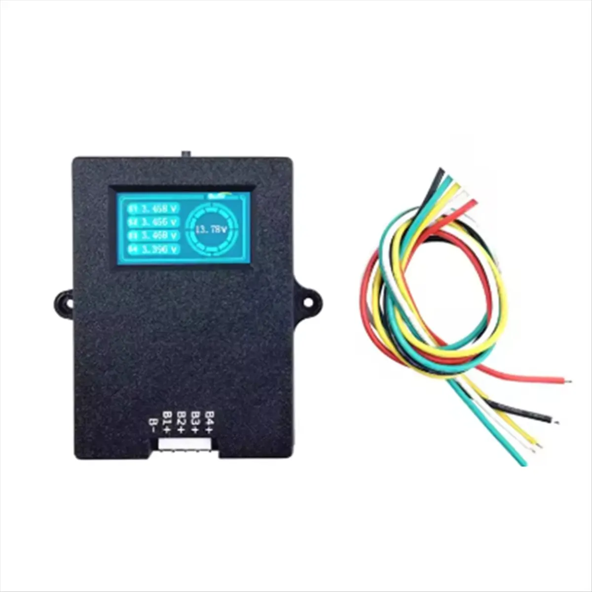 ^&*Summer sale- 5A Lipo Lifepo4 Active Balancer 4S with Voltage Dispaly 12V Lithium Battery Transfer Active Equalizer