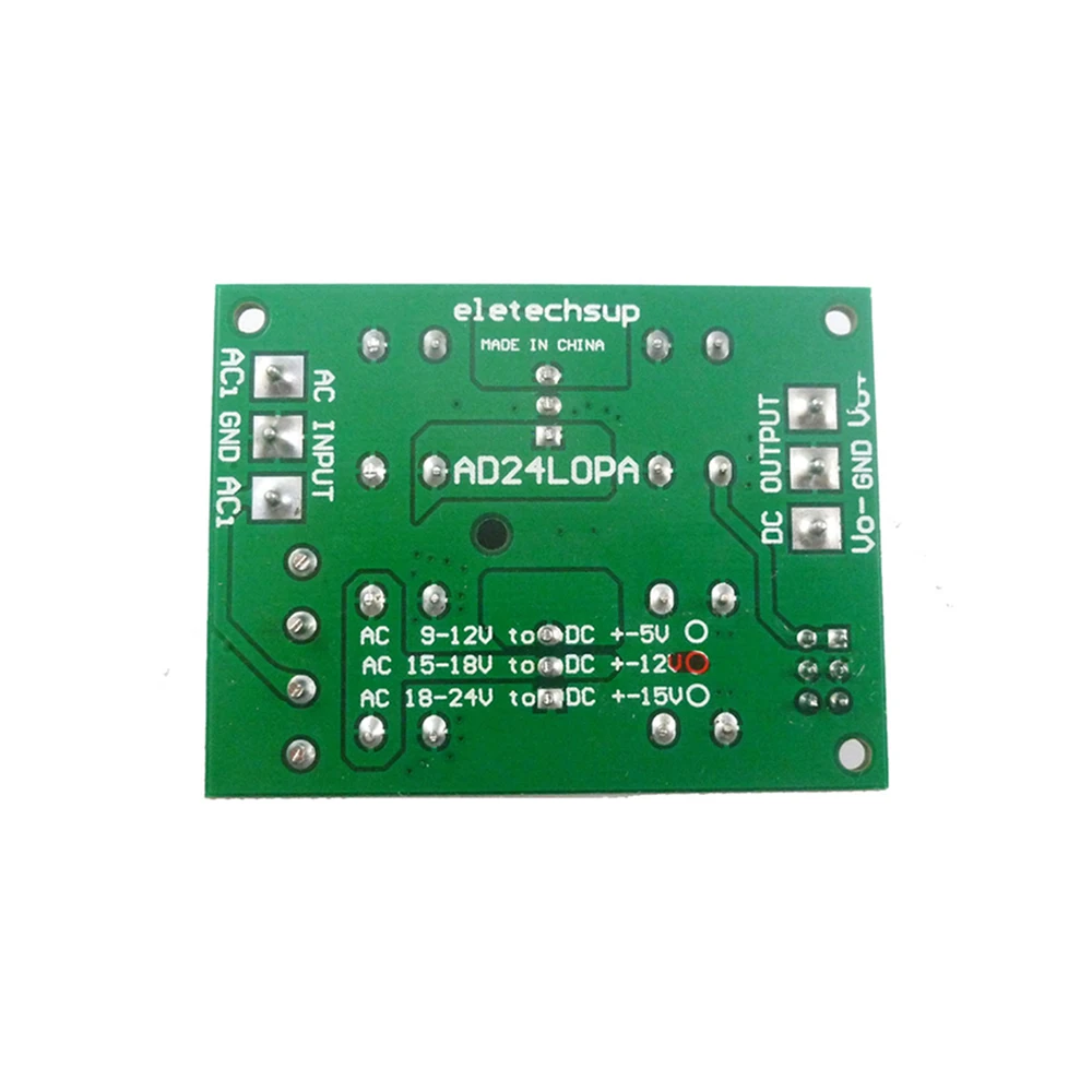 

Комплект линейного источника питания AD24LOPA 12 Вт, AC 220 В на двойной DC +-5В/12В/15В, AC-DC 78XX/79XX, двойной линейный LDO преобразователь, низкошумный