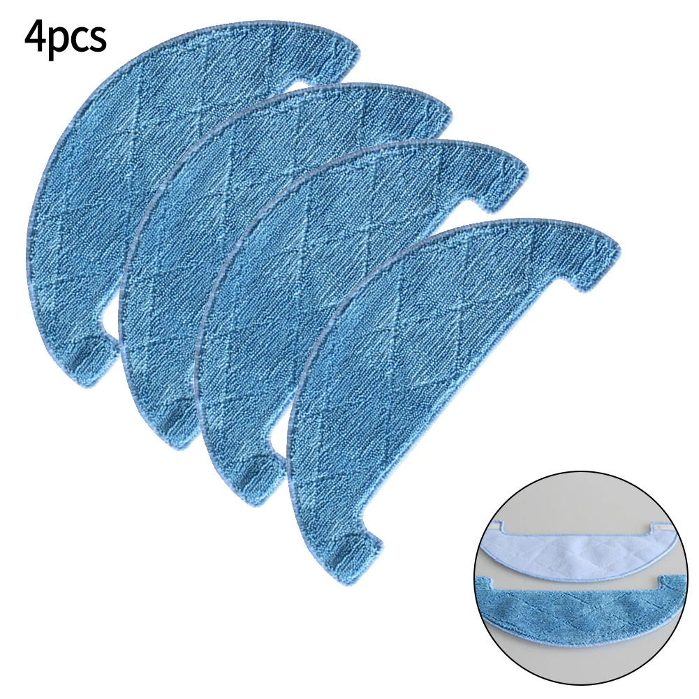 Pad Mopping Pad V80 Washable Reusable Robot Strong Water Absorption 4 PCS/Set A80 Cleaning Cloth Plus A10s New