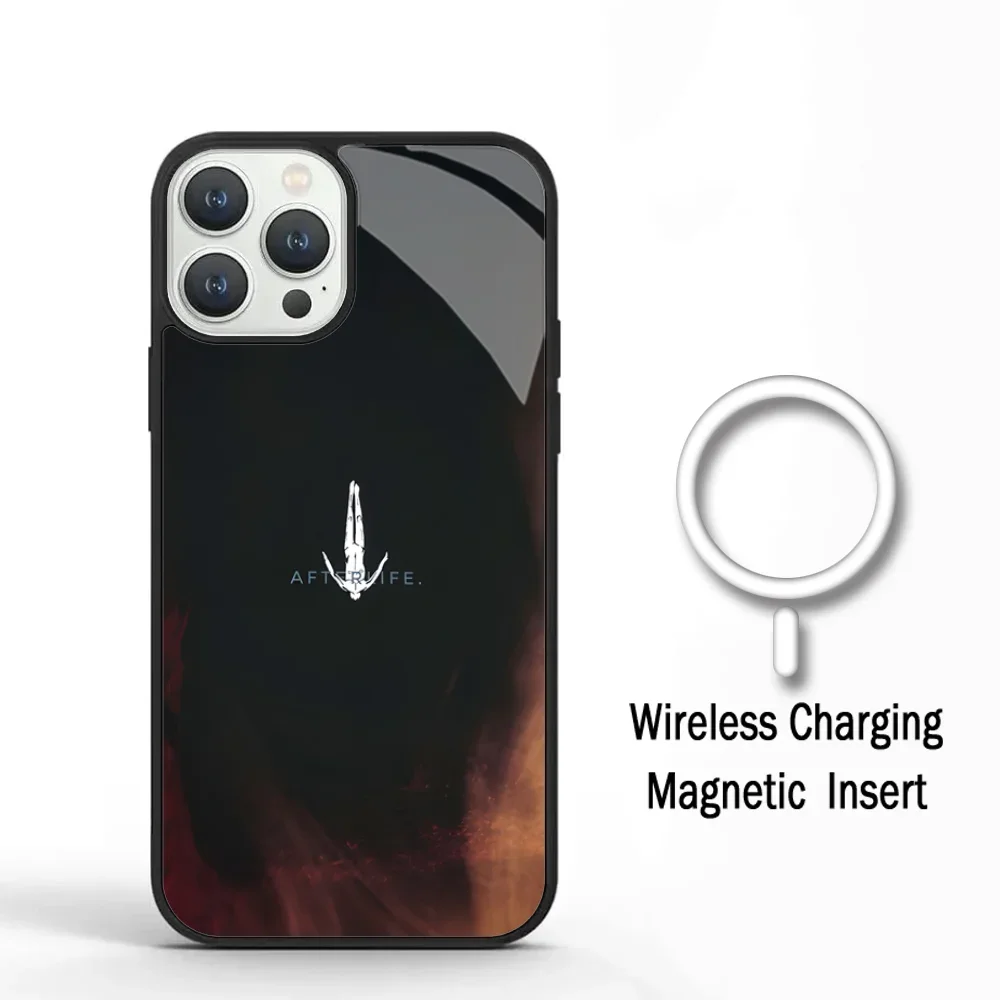 DJ A- Afterlife Anyma Phone Case For IPhone 11 12 13 14 15 Plus Pro Max Mirror Acrylic Cover For Magsafe